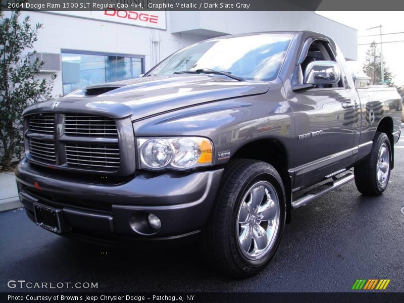 Graphite Metallic / Dark Slate Gray 2004 Dodge Ram 1500 SLT Regular Cab 4x4