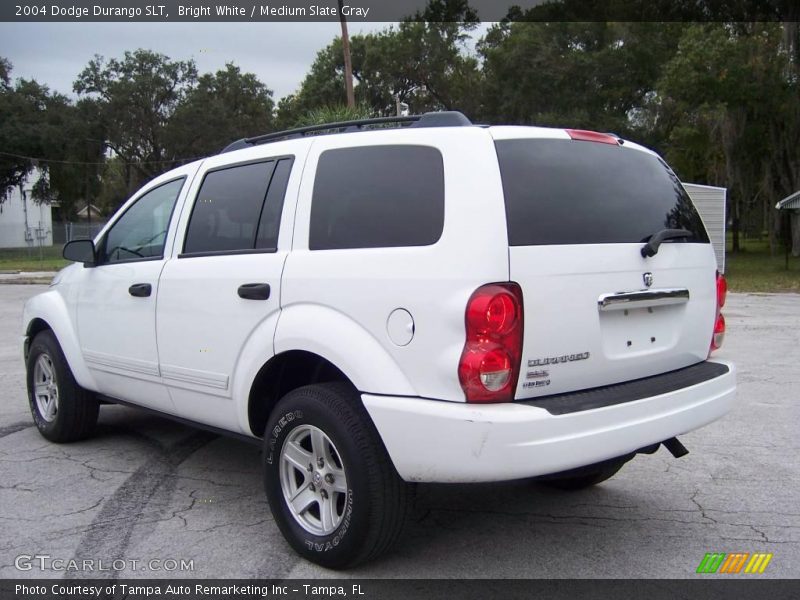 Bright White / Medium Slate Gray 2004 Dodge Durango SLT