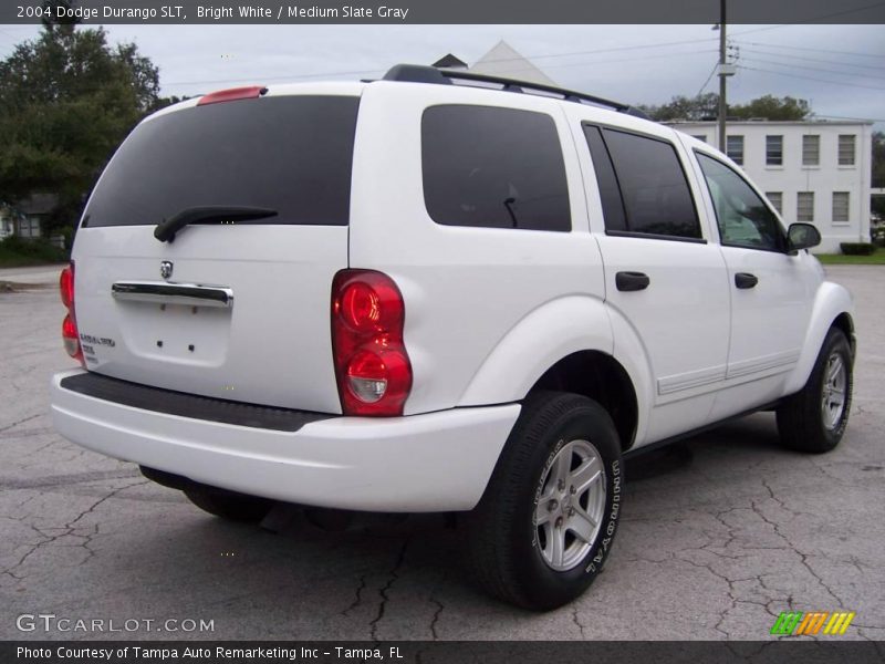 Bright White / Medium Slate Gray 2004 Dodge Durango SLT