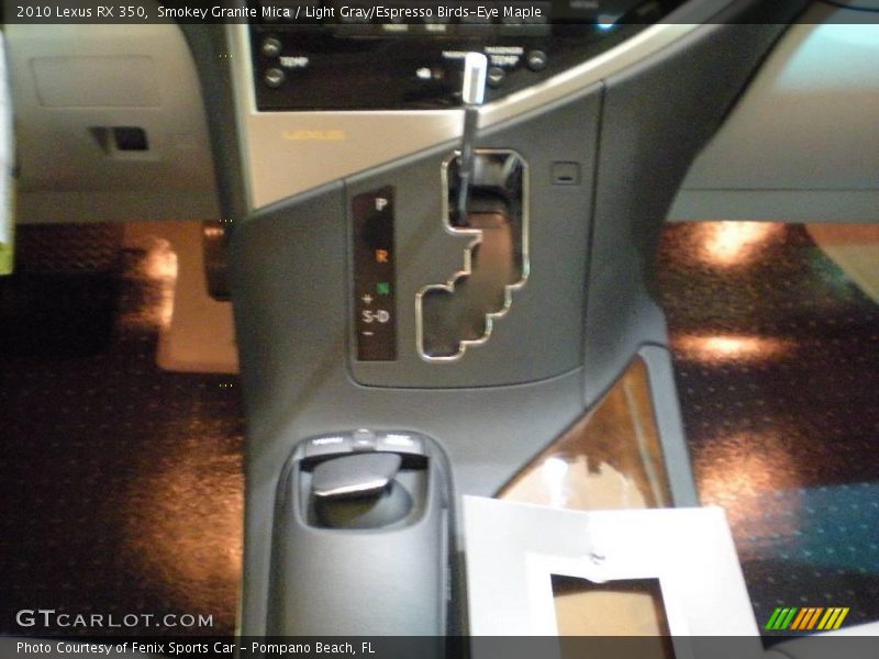 Smokey Granite Mica / Light Gray/Espresso Birds-Eye Maple 2010 Lexus RX 350