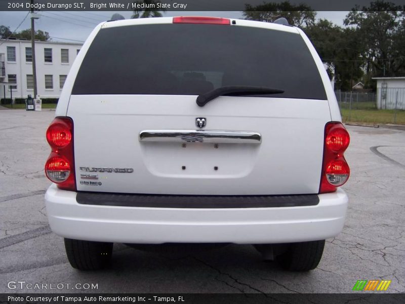 Bright White / Medium Slate Gray 2004 Dodge Durango SLT