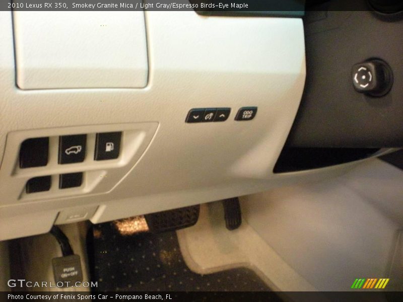 Smokey Granite Mica / Light Gray/Espresso Birds-Eye Maple 2010 Lexus RX 350