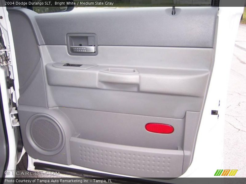 Bright White / Medium Slate Gray 2004 Dodge Durango SLT