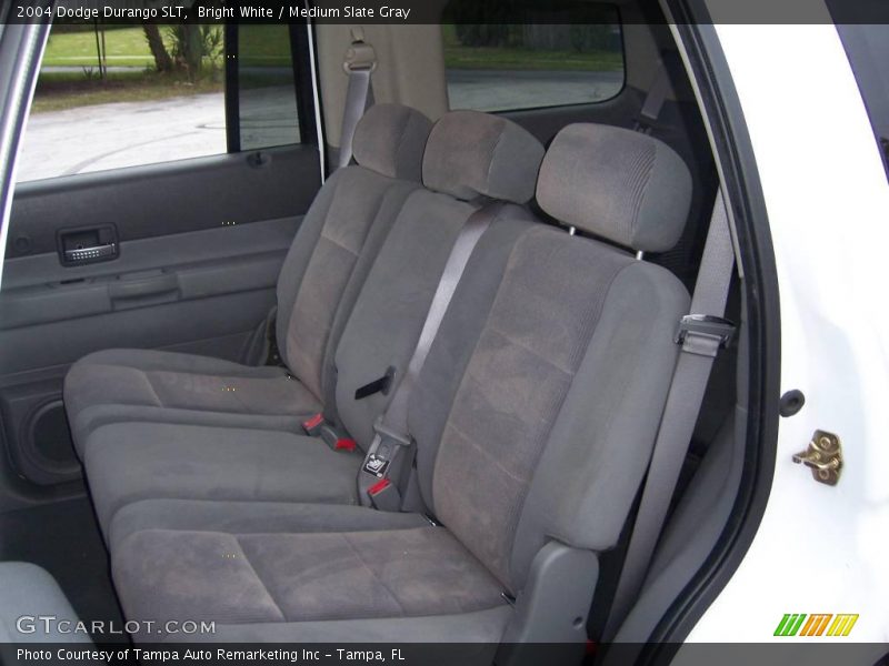 Bright White / Medium Slate Gray 2004 Dodge Durango SLT