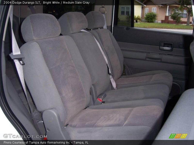 Bright White / Medium Slate Gray 2004 Dodge Durango SLT