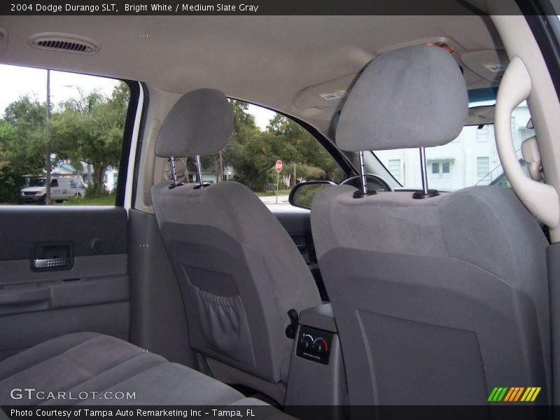 Bright White / Medium Slate Gray 2004 Dodge Durango SLT