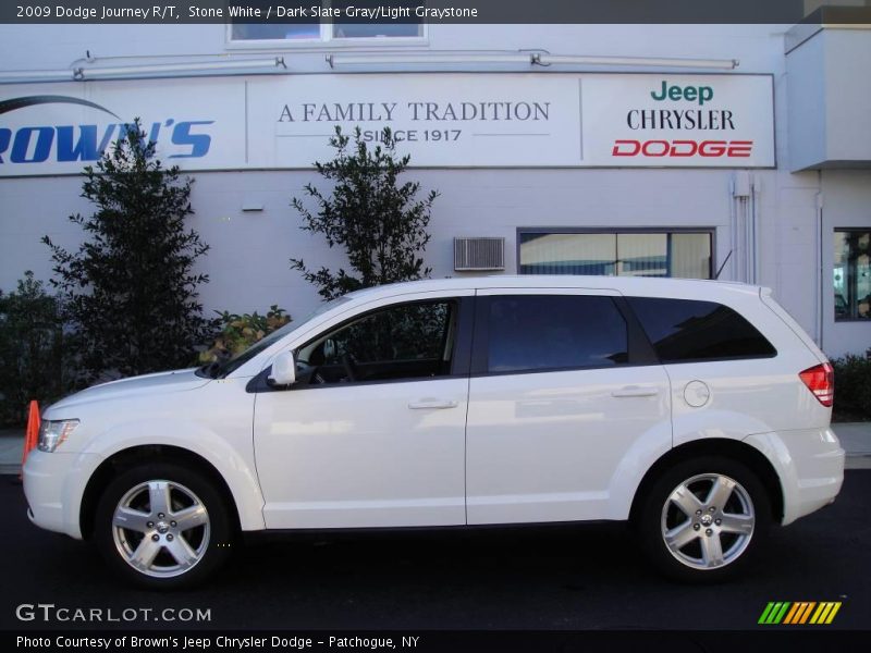 Stone White / Dark Slate Gray/Light Graystone 2009 Dodge Journey R/T