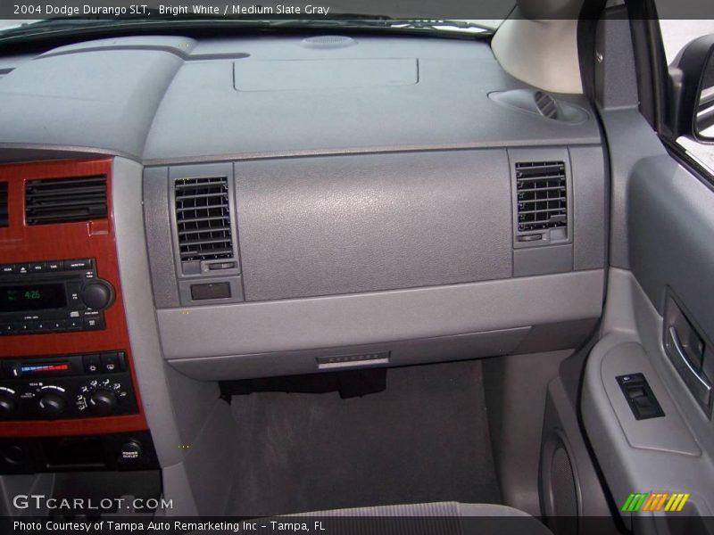 Bright White / Medium Slate Gray 2004 Dodge Durango SLT