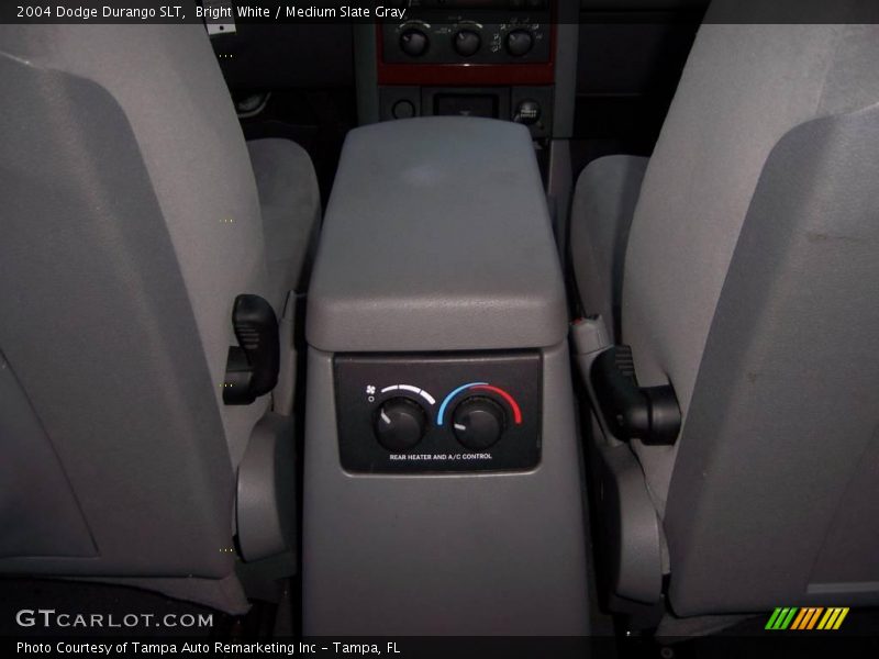 Bright White / Medium Slate Gray 2004 Dodge Durango SLT