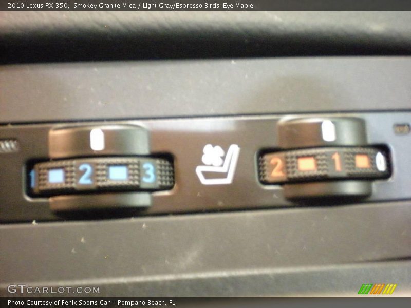 Smokey Granite Mica / Light Gray/Espresso Birds-Eye Maple 2010 Lexus RX 350