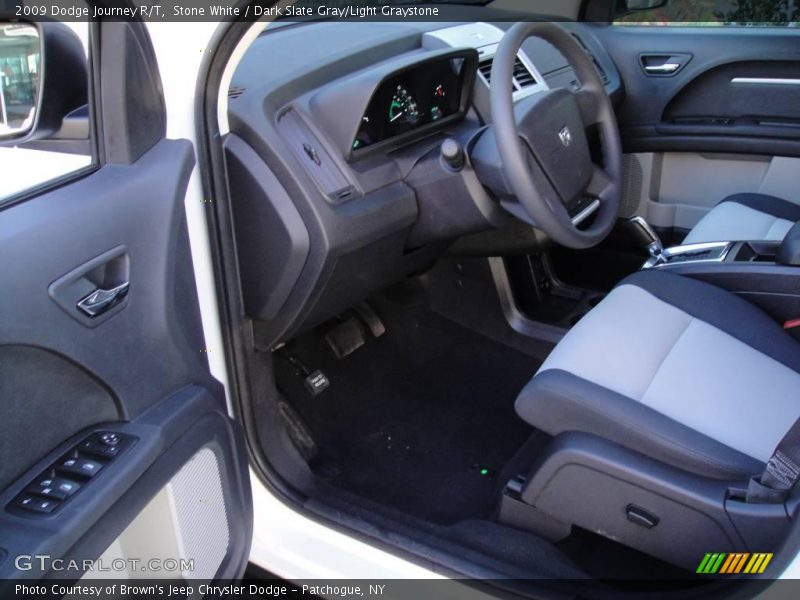 Stone White / Dark Slate Gray/Light Graystone 2009 Dodge Journey R/T