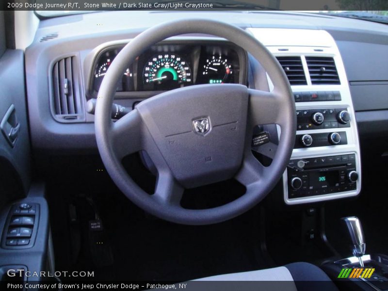 Stone White / Dark Slate Gray/Light Graystone 2009 Dodge Journey R/T