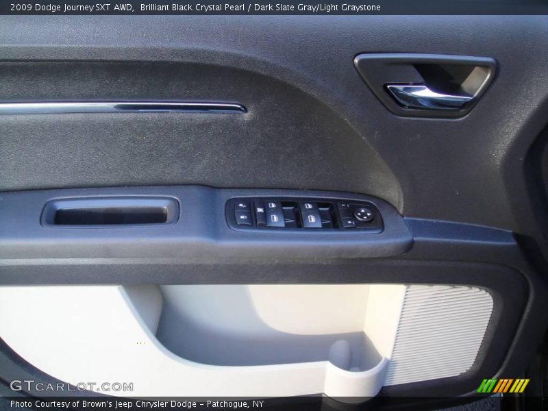 Brilliant Black Crystal Pearl / Dark Slate Gray/Light Graystone 2009 Dodge Journey SXT AWD