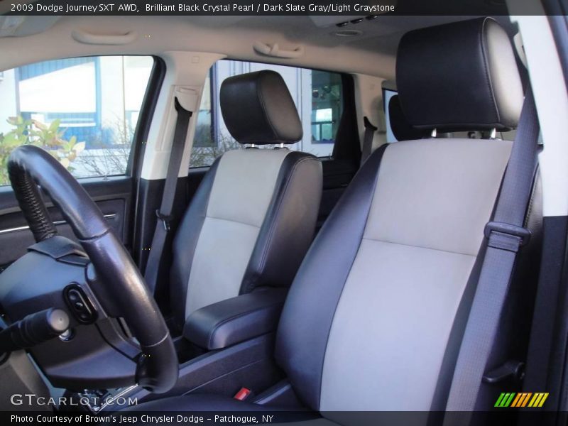 Brilliant Black Crystal Pearl / Dark Slate Gray/Light Graystone 2009 Dodge Journey SXT AWD
