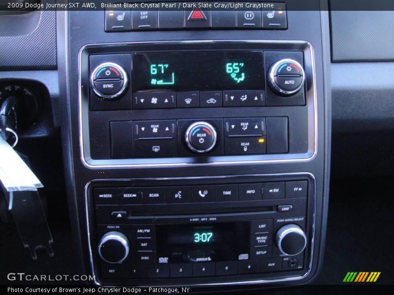 Brilliant Black Crystal Pearl / Dark Slate Gray/Light Graystone 2009 Dodge Journey SXT AWD
