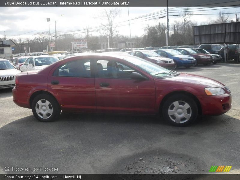 Inferno Red Pearlcoat / Dark Slate Gray 2004 Dodge Stratus SE Sedan