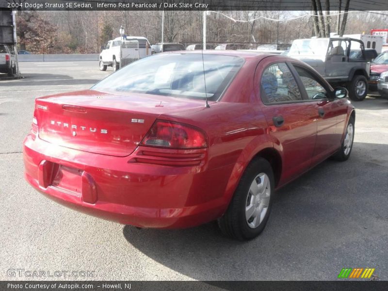Inferno Red Pearlcoat / Dark Slate Gray 2004 Dodge Stratus SE Sedan