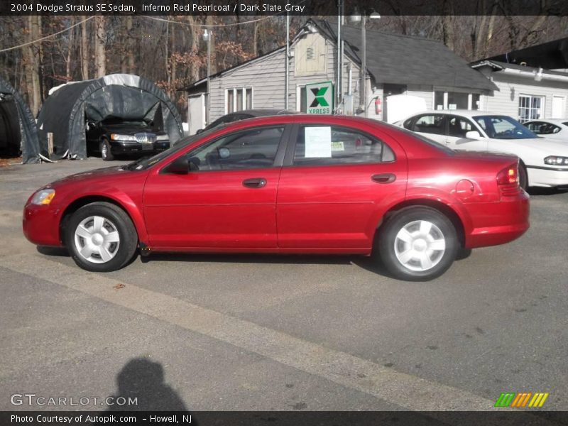 Inferno Red Pearlcoat / Dark Slate Gray 2004 Dodge Stratus SE Sedan