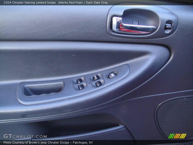 Inferno Red Pearl / Dark Slate Gray 2004 Chrysler Sebring Limited Sedan