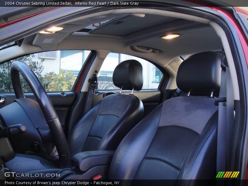 Inferno Red Pearl / Dark Slate Gray 2004 Chrysler Sebring Limited Sedan