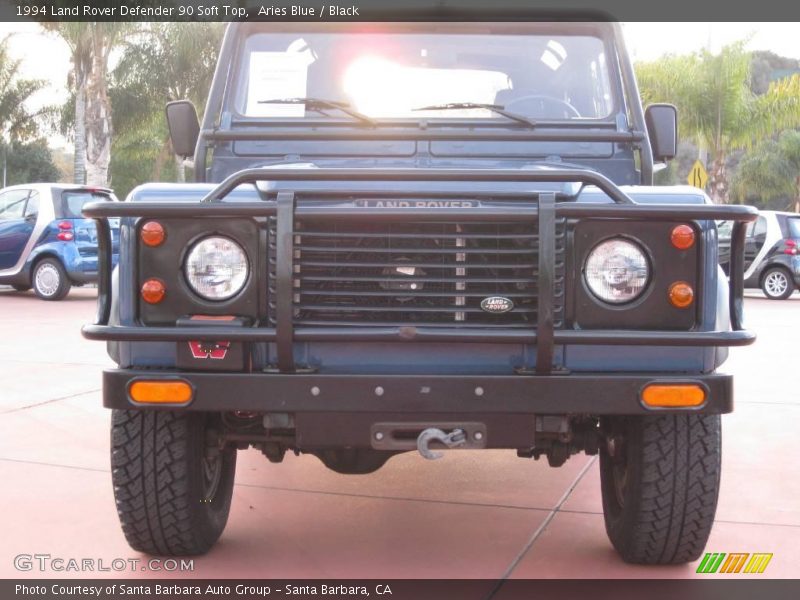 Aries Blue / Black 1994 Land Rover Defender 90 Soft Top