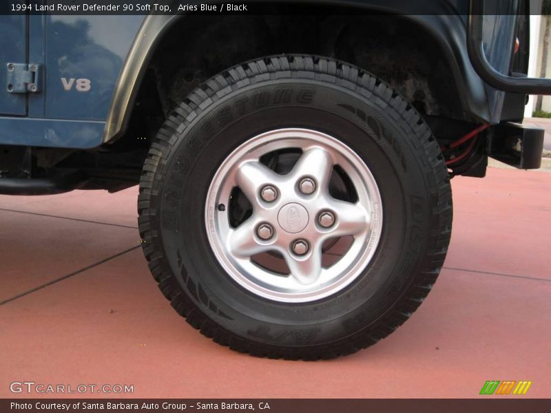 Aries Blue / Black 1994 Land Rover Defender 90 Soft Top