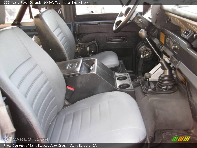 Aries Blue / Black 1994 Land Rover Defender 90 Soft Top