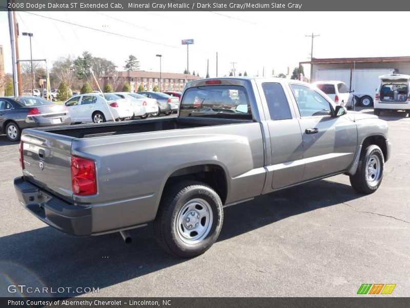Mineral Gray Metallic / Dark Slate Gray/Medium Slate Gray 2008 Dodge Dakota ST Extended Cab