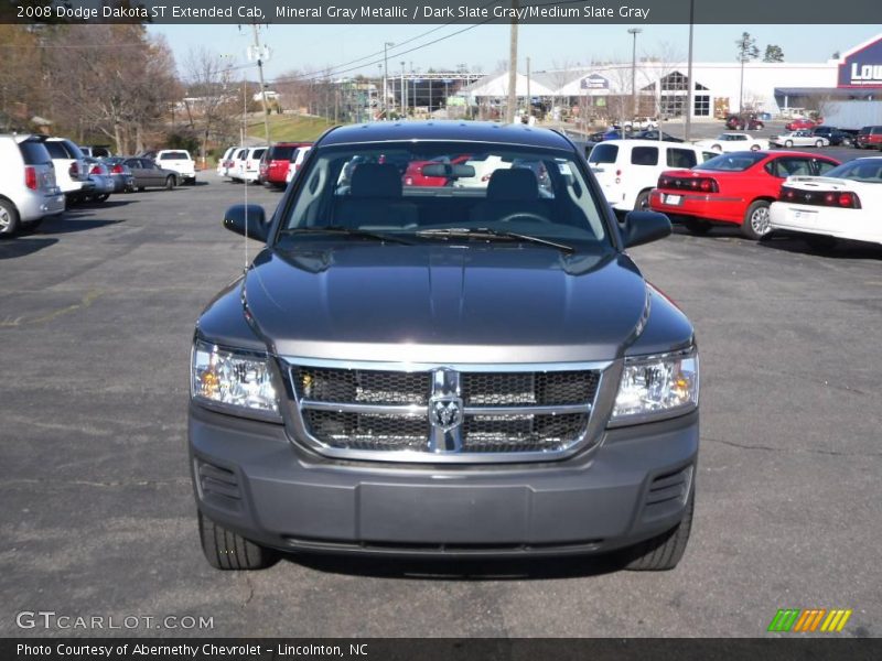 Mineral Gray Metallic / Dark Slate Gray/Medium Slate Gray 2008 Dodge Dakota ST Extended Cab