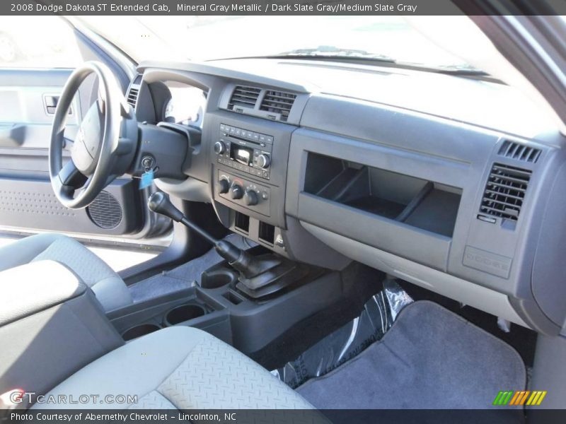 Mineral Gray Metallic / Dark Slate Gray/Medium Slate Gray 2008 Dodge Dakota ST Extended Cab