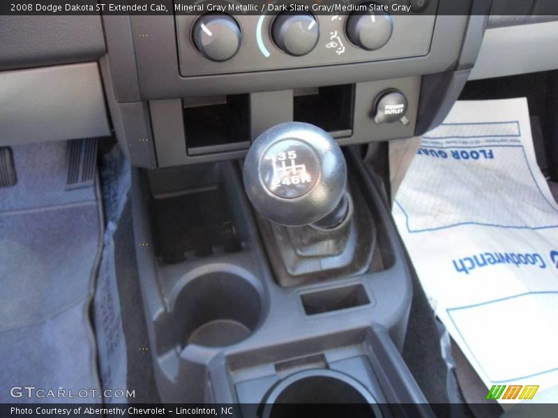 Mineral Gray Metallic / Dark Slate Gray/Medium Slate Gray 2008 Dodge Dakota ST Extended Cab