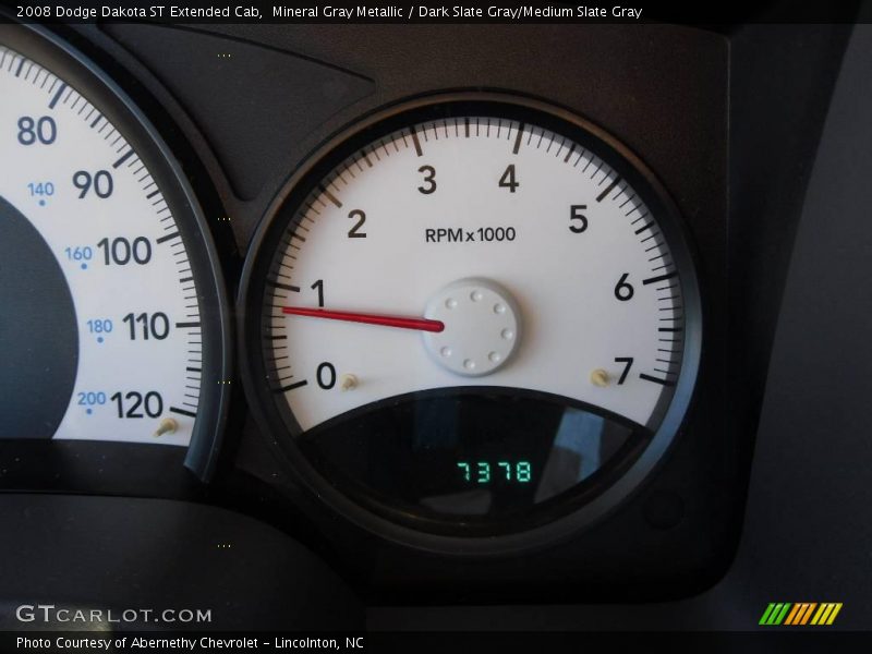 Mineral Gray Metallic / Dark Slate Gray/Medium Slate Gray 2008 Dodge Dakota ST Extended Cab