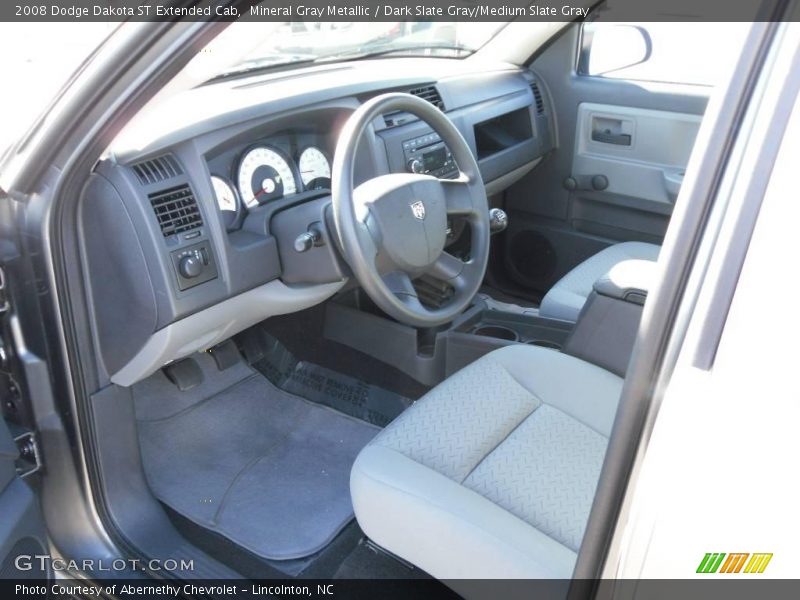 Mineral Gray Metallic / Dark Slate Gray/Medium Slate Gray 2008 Dodge Dakota ST Extended Cab