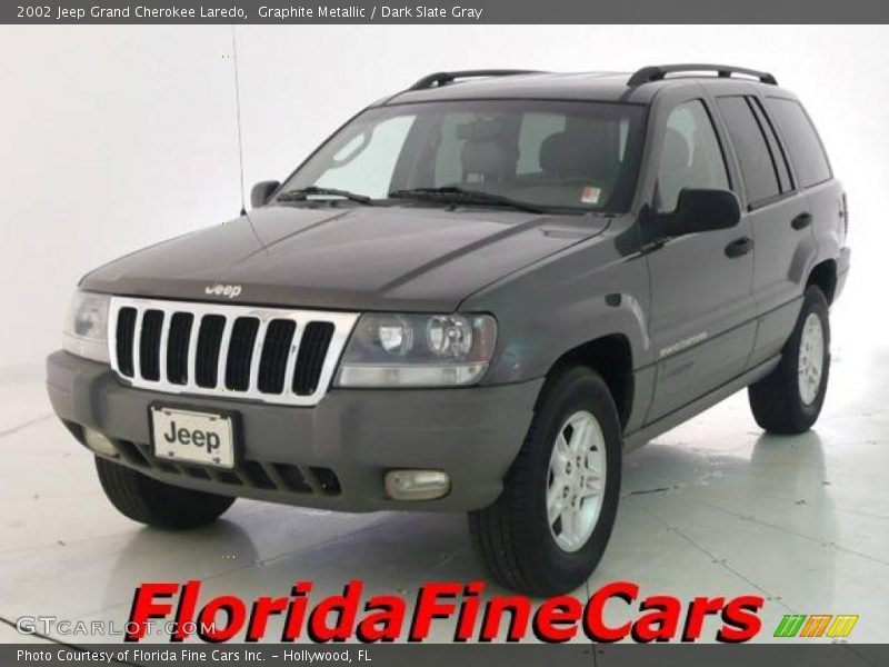 Graphite Metallic / Dark Slate Gray 2002 Jeep Grand Cherokee Laredo