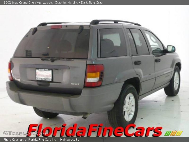 Graphite Metallic / Dark Slate Gray 2002 Jeep Grand Cherokee Laredo