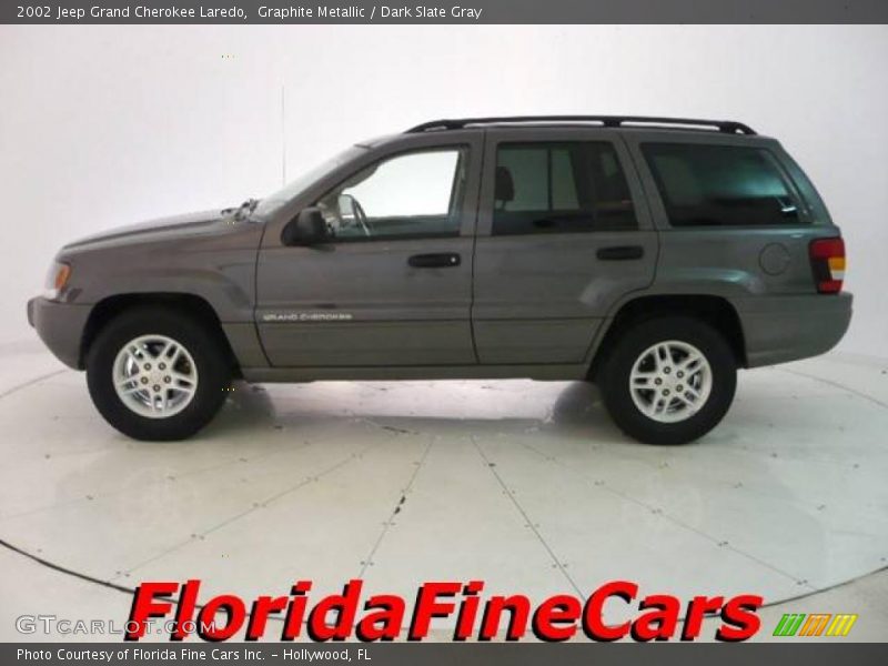 Graphite Metallic / Dark Slate Gray 2002 Jeep Grand Cherokee Laredo
