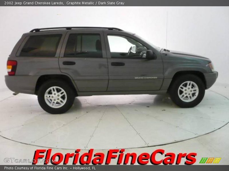 Graphite Metallic / Dark Slate Gray 2002 Jeep Grand Cherokee Laredo
