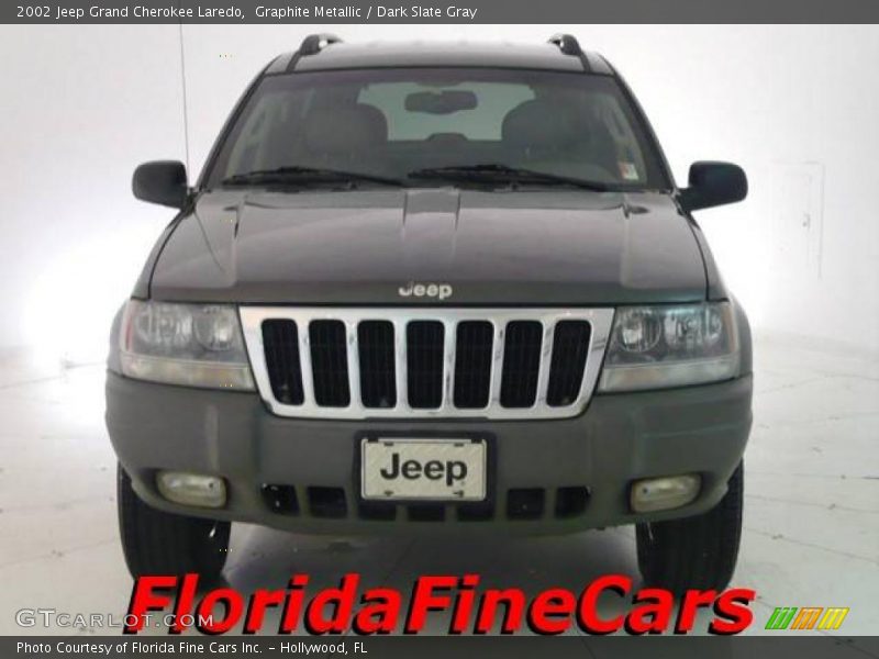 Graphite Metallic / Dark Slate Gray 2002 Jeep Grand Cherokee Laredo