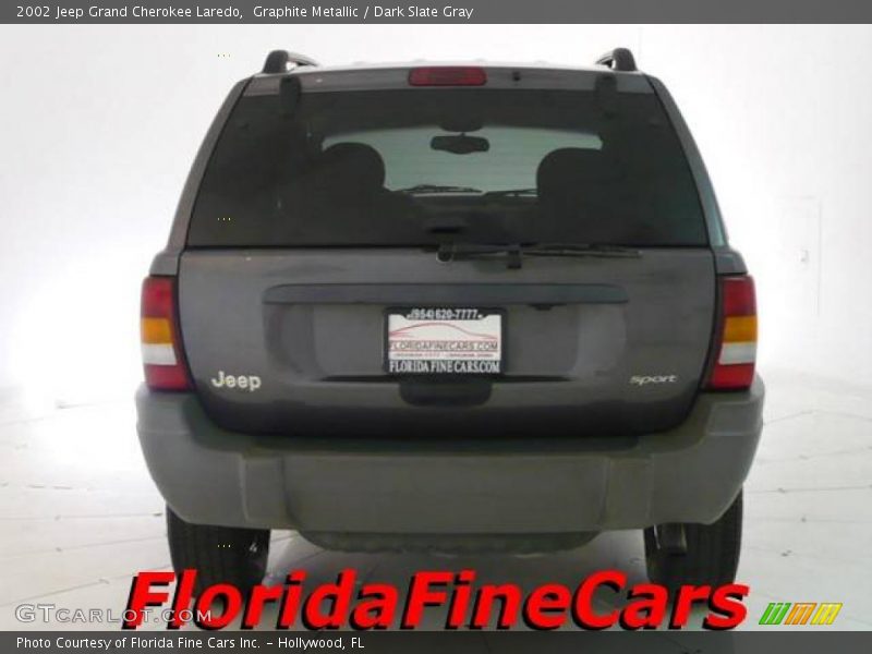 Graphite Metallic / Dark Slate Gray 2002 Jeep Grand Cherokee Laredo