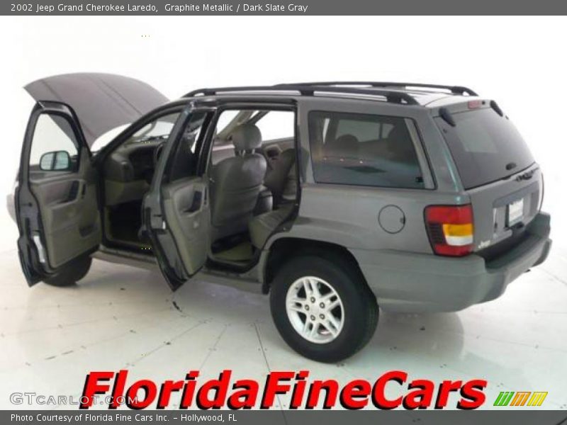 Graphite Metallic / Dark Slate Gray 2002 Jeep Grand Cherokee Laredo