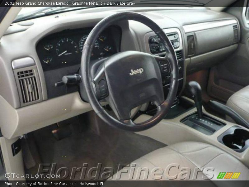 Graphite Metallic / Dark Slate Gray 2002 Jeep Grand Cherokee Laredo