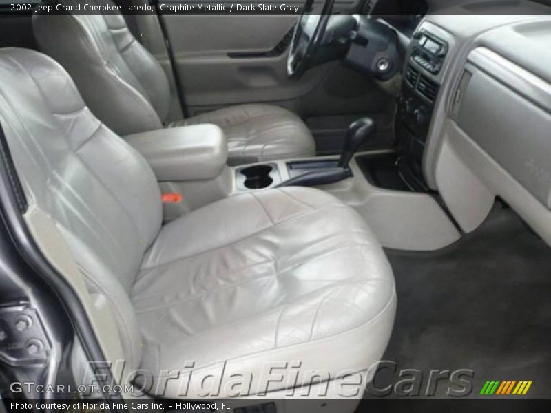 Graphite Metallic / Dark Slate Gray 2002 Jeep Grand Cherokee Laredo