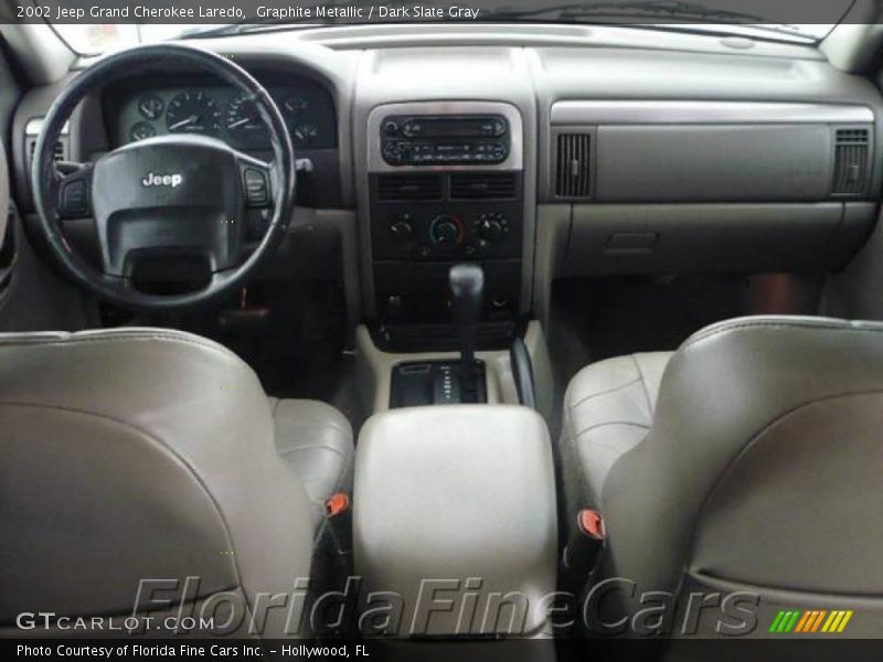 Graphite Metallic / Dark Slate Gray 2002 Jeep Grand Cherokee Laredo