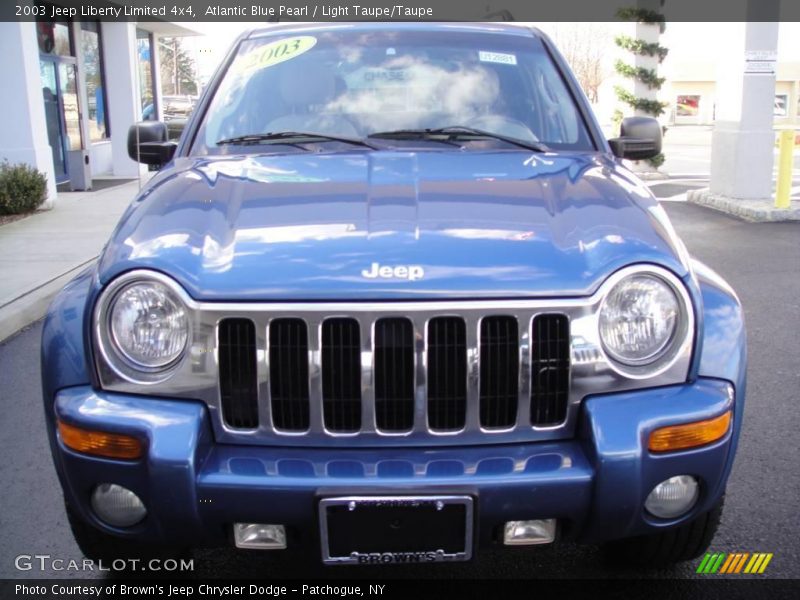 Atlantic Blue Pearl / Light Taupe/Taupe 2003 Jeep Liberty Limited 4x4
