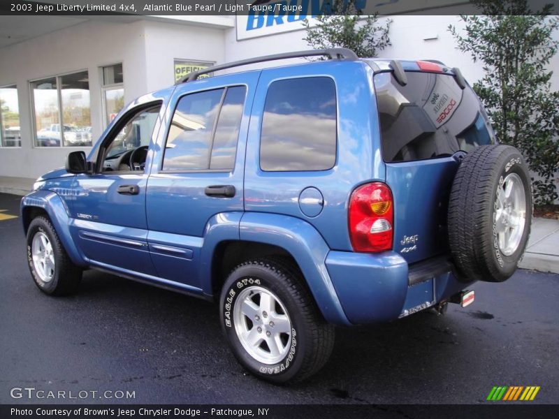 Atlantic Blue Pearl / Light Taupe/Taupe 2003 Jeep Liberty Limited 4x4