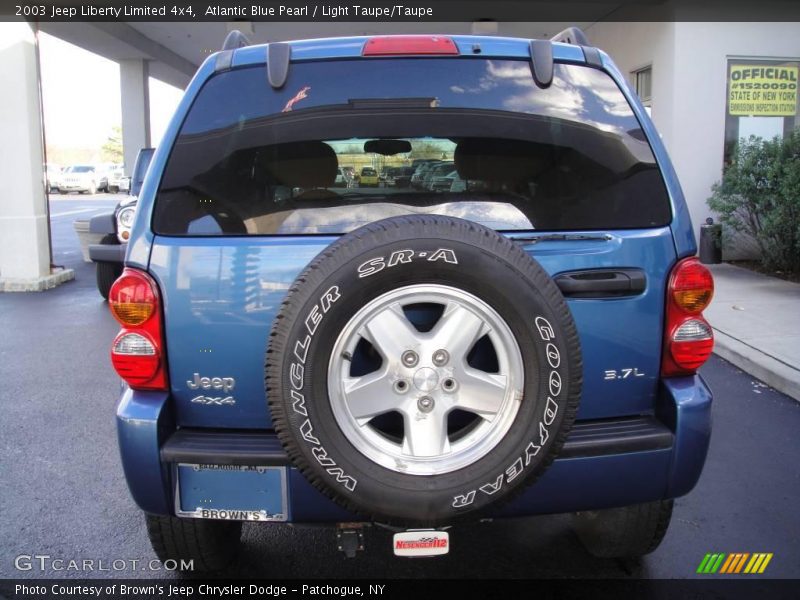 Atlantic Blue Pearl / Light Taupe/Taupe 2003 Jeep Liberty Limited 4x4