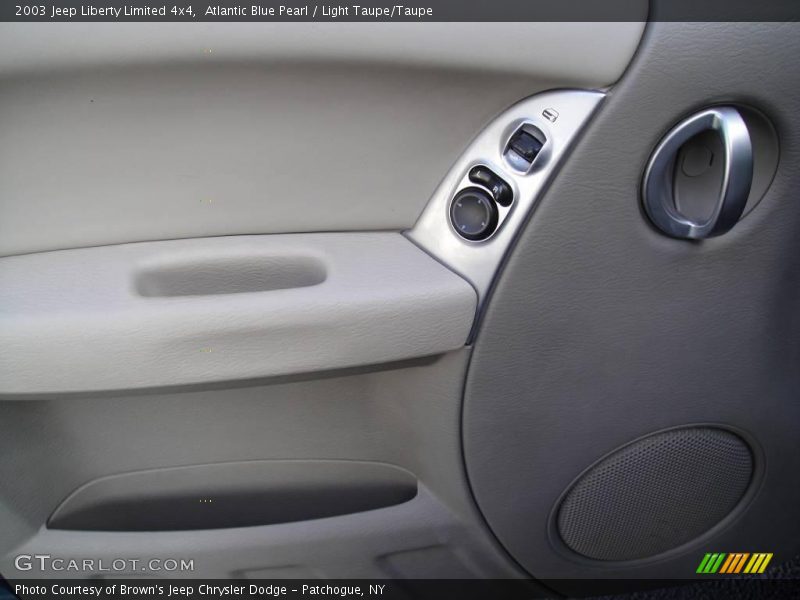 Atlantic Blue Pearl / Light Taupe/Taupe 2003 Jeep Liberty Limited 4x4