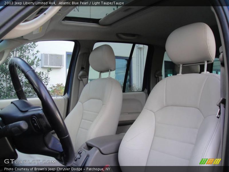 Atlantic Blue Pearl / Light Taupe/Taupe 2003 Jeep Liberty Limited 4x4