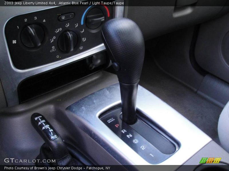 Atlantic Blue Pearl / Light Taupe/Taupe 2003 Jeep Liberty Limited 4x4
