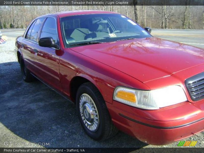 Toreador Red Metallic / Light Graphite 2000 Ford Crown Victoria Police Interceptor